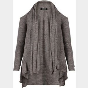 ALL SAINTS Disclose Cardigan Cold Shoulder Size 8